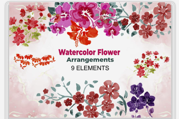 Watercolor Floral Clipart: Soft Illustrations for Brands