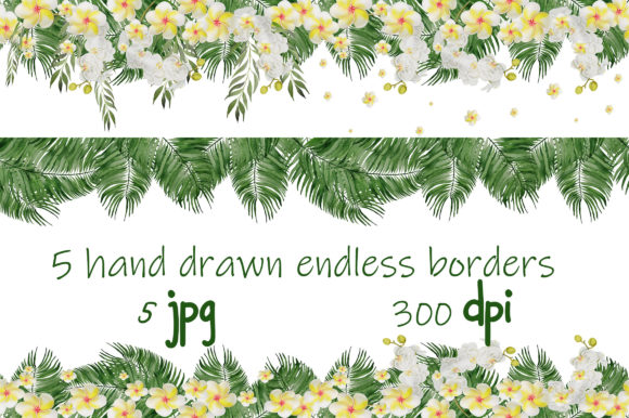 Watercolor Jungle Repeating Border: A Designer's Review